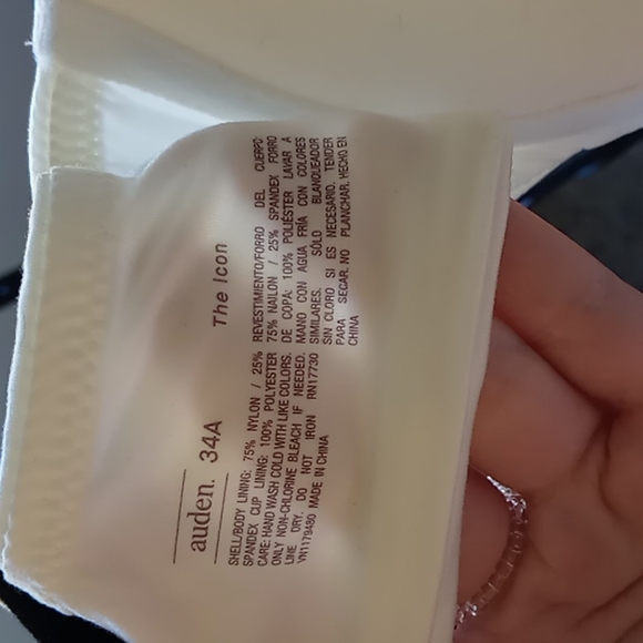 NWOT Auden 'The Icon' white bra - Picture 3 of 3